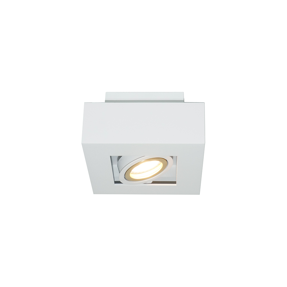 Artdelight Bosco - Opbouwspot - 1 lichts - Wit