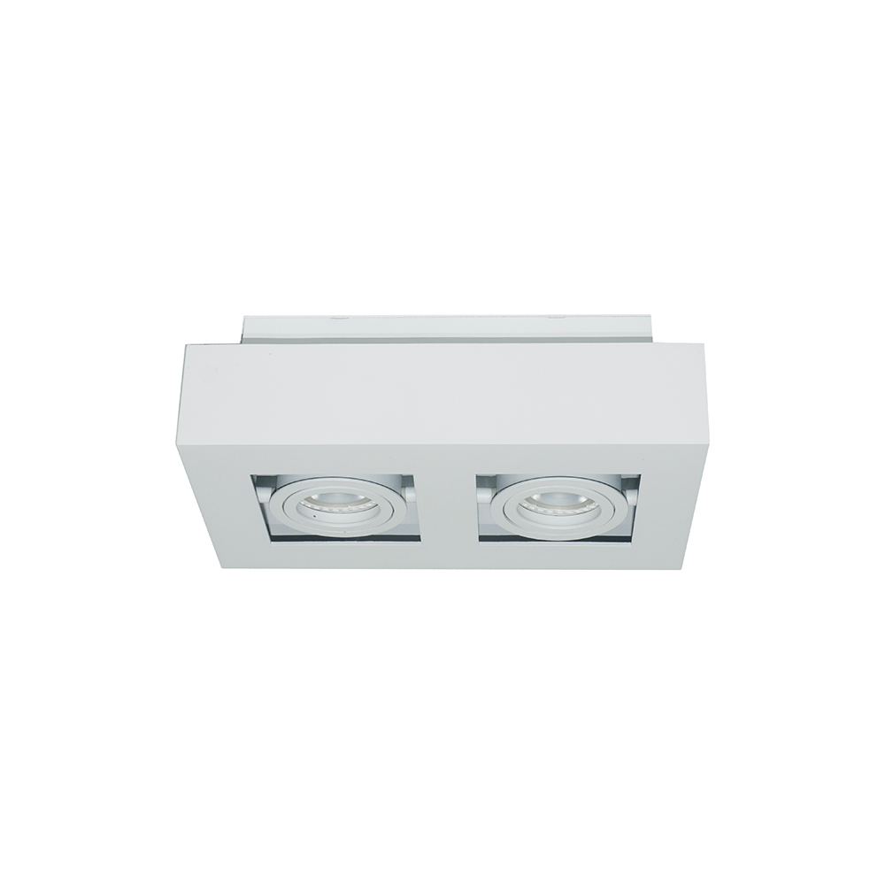 Artdelight Bosco - Opbouwspot - 1 lichts - Wit