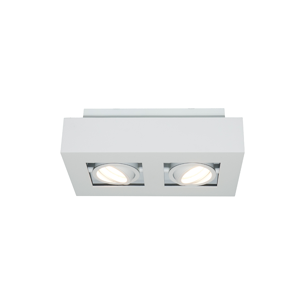 Artdelight Bosco - Opbouwspot - 1 lichts - Wit