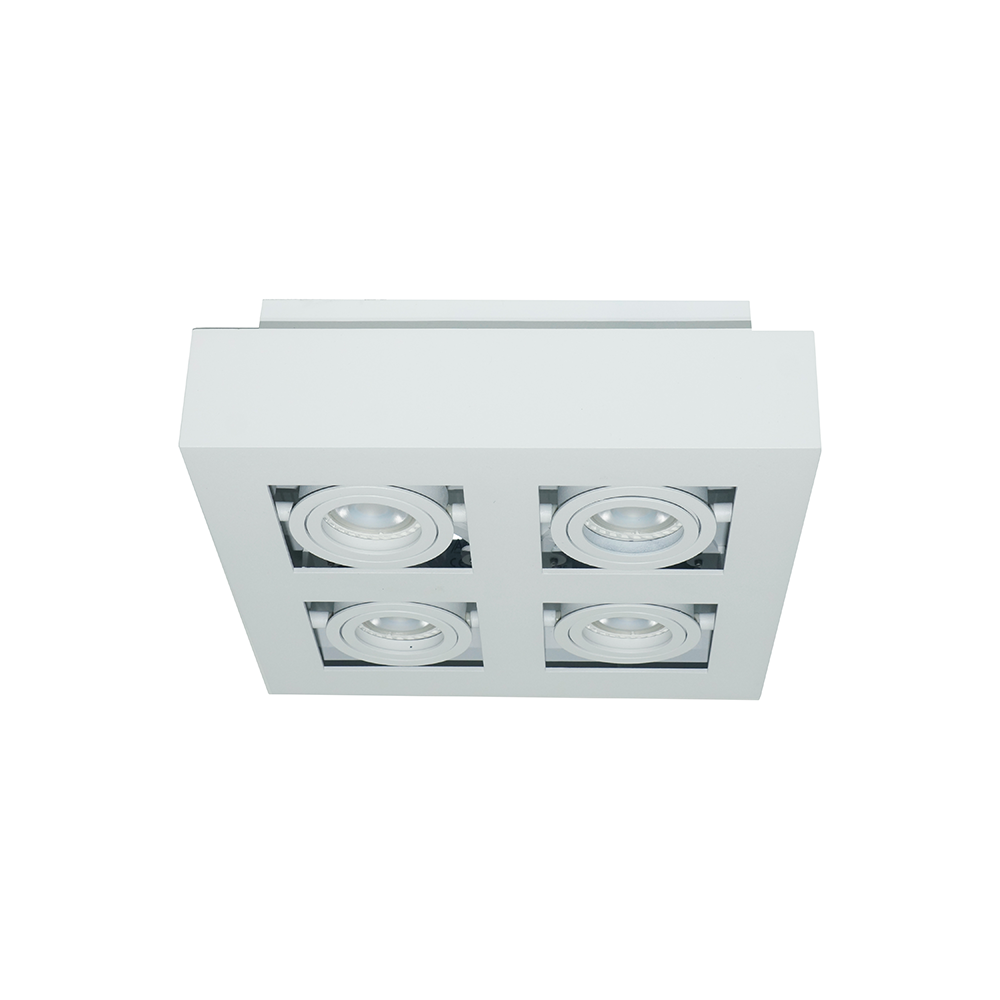 Artdelight Bosco - Opbouwspot - 1 lichts - Wit