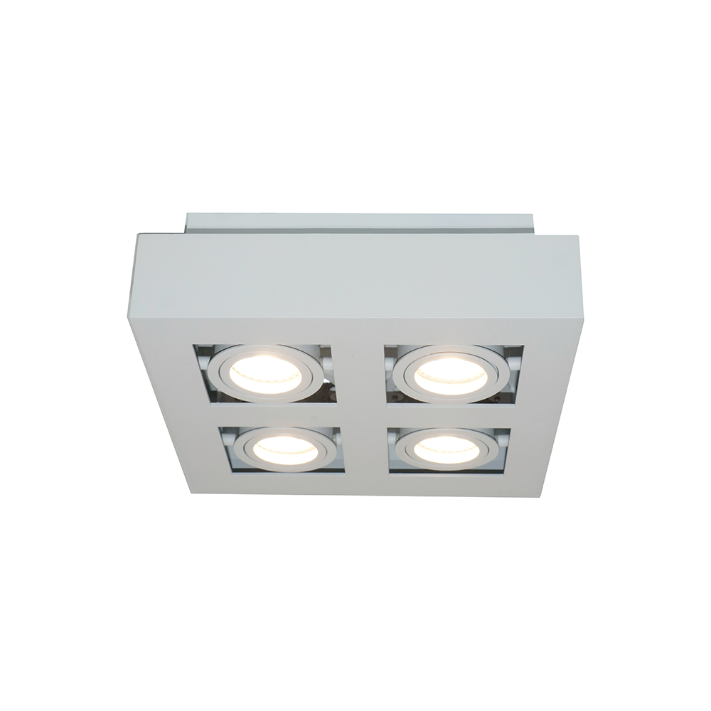 Artdelight Bosco - Opbouwspot - 1 lichts - Wit