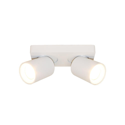 Artdelight Megano - Opbouwspot - 2 lichts - Wit