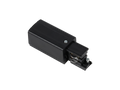 Stroomaansluiting voor LUMICANTO POWERTRACK railbaan links zwart PRIME