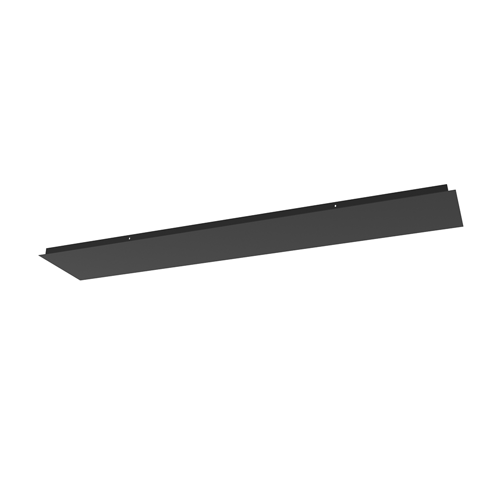Artdelight Plate - Hanglamp - 35x35cm - Excl. gaten - Zwart