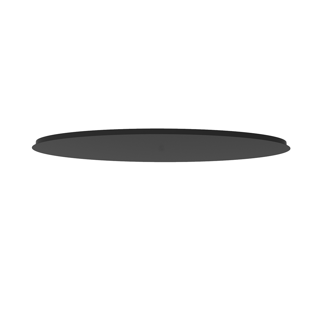 Artdelight Plate - Hanglamp - 35x35cm - Excl. gaten - Zwart