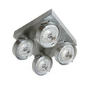 Artdelight Dutchess - Opbouwspot - 4 lichts - Vierkant - Aluminium