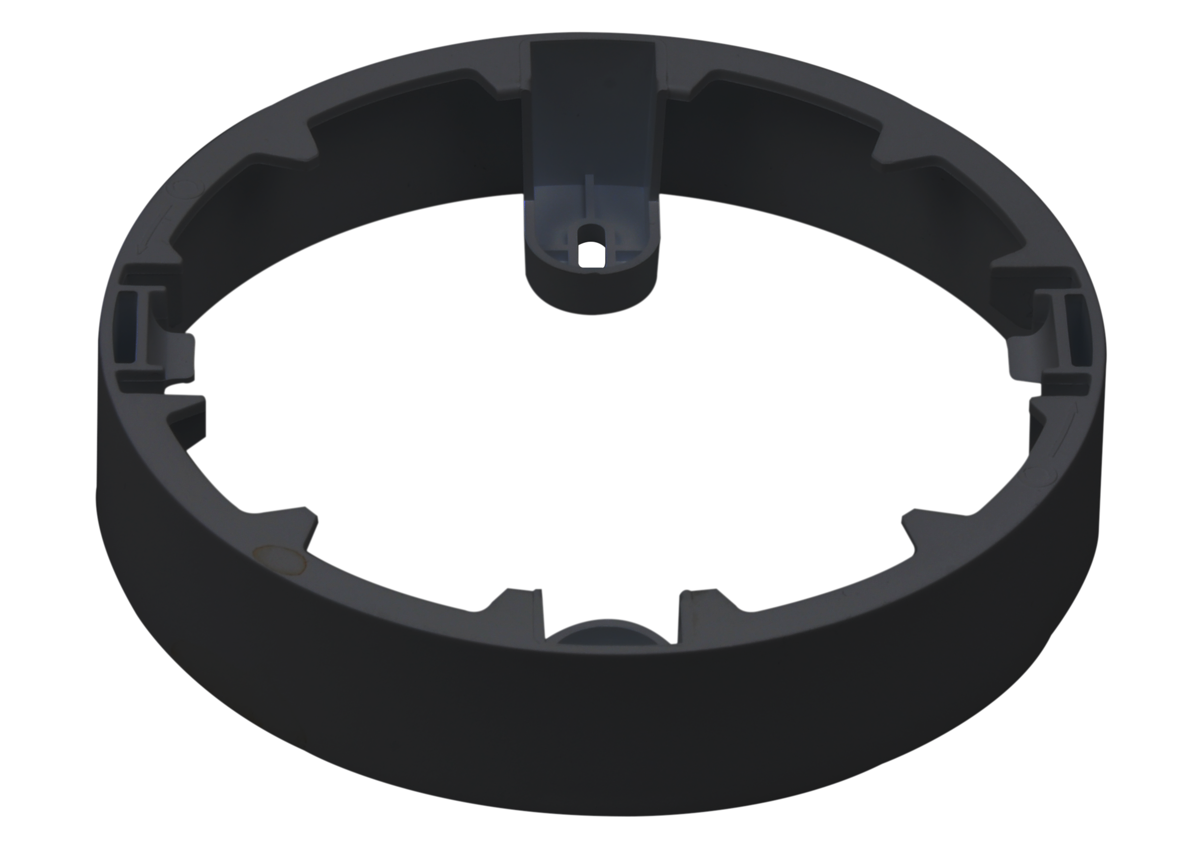 Downlight MOLLY Ronde inbouwring voor opbouwmontage 12W zwart LITE