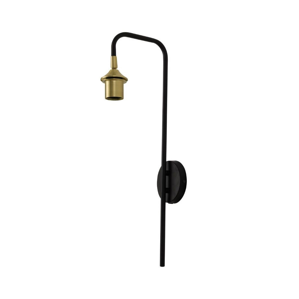Artdelight Dajano - Wandlamp - Zwart/goud