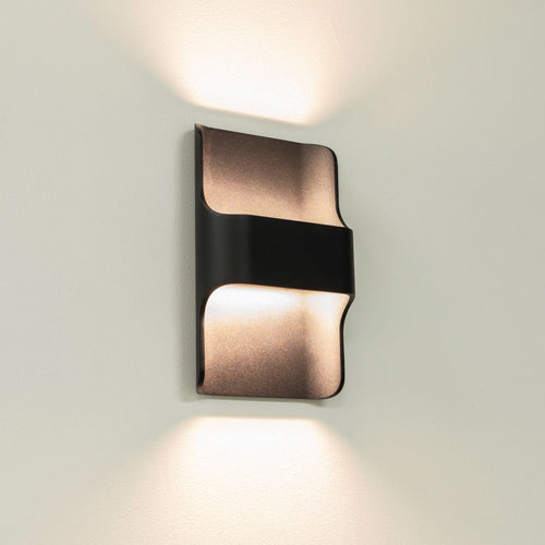 Artdelight Dallas - Wandlamp - Zwart