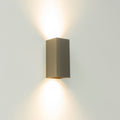 Artdelight Dante2 - Wandlamp - Licht brons