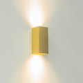 Artdelight Dante2 - Wandlamp - Mat goud
