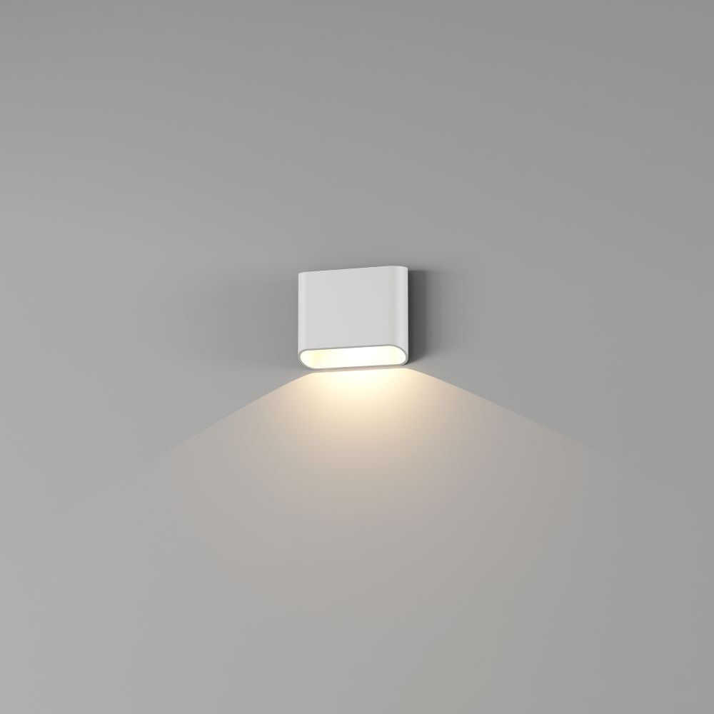 Artdelight Diaz 1L - Wandlamp - 1-lichts - Wit