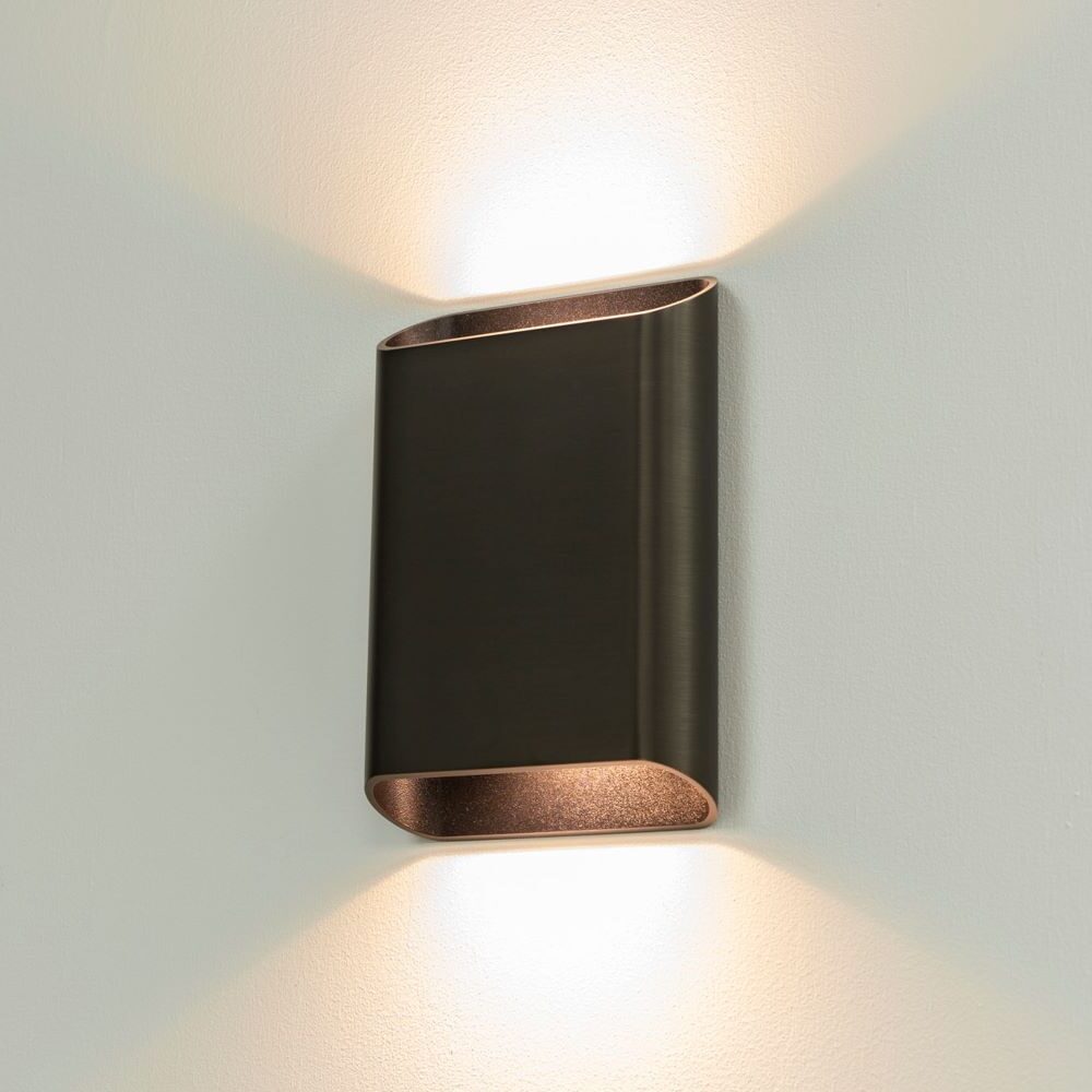 Artdelight Diaz L - Wandlamp - Dim-To-Warm - Donker brons