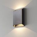 Artdelight Diaz L - Wandlamp - Gun metal