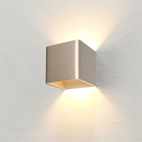 Artdelight Fulda - Wandlamp - Champagne