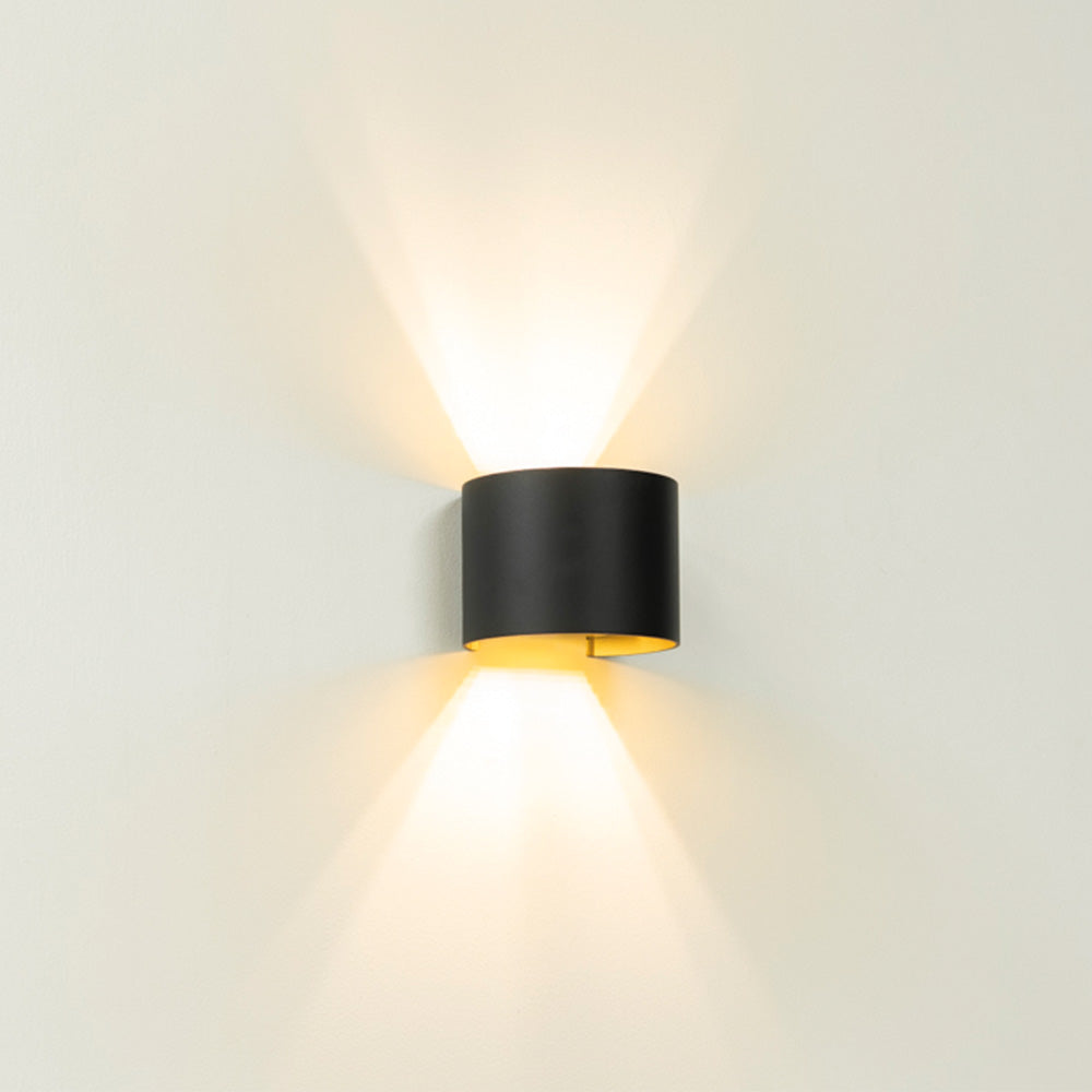 Artdelight Gyro - Wandlamp - Zwart/goud