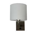 Artdelight Lavos - Wandlamp - Met schakelaar - Mat staal