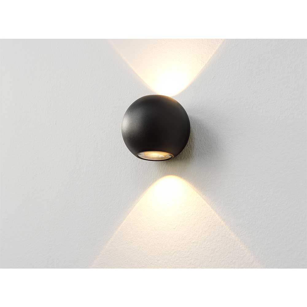 Artdelight Denver - Wandlamp - Zwart