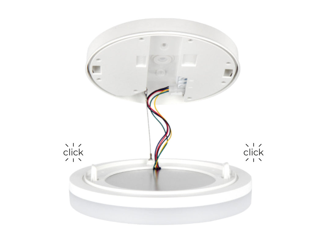Plafonlamp ACTON 4000K 18W 2000lm rond IP54 wit PRIME