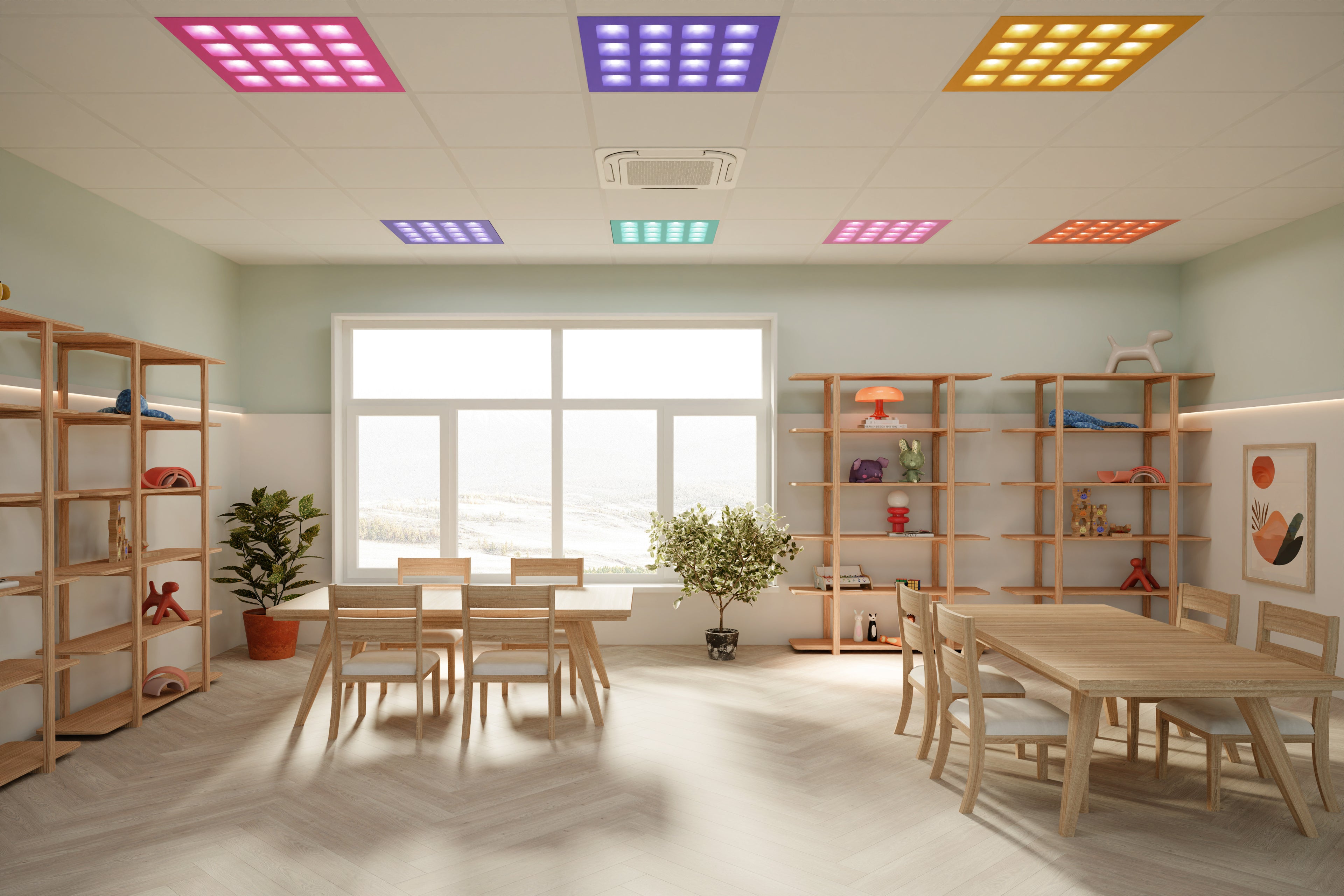 Panel Backlit DIORA 4000K 36W 5040lm IP20 UGR<16 60x60cm wit PRIME 1-10V