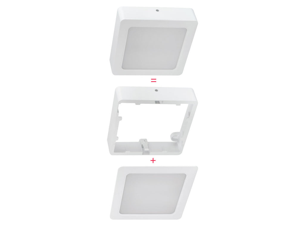 Downlight MOLLY 4000K 24W 2550lm vierkant IP20 Wit LITE