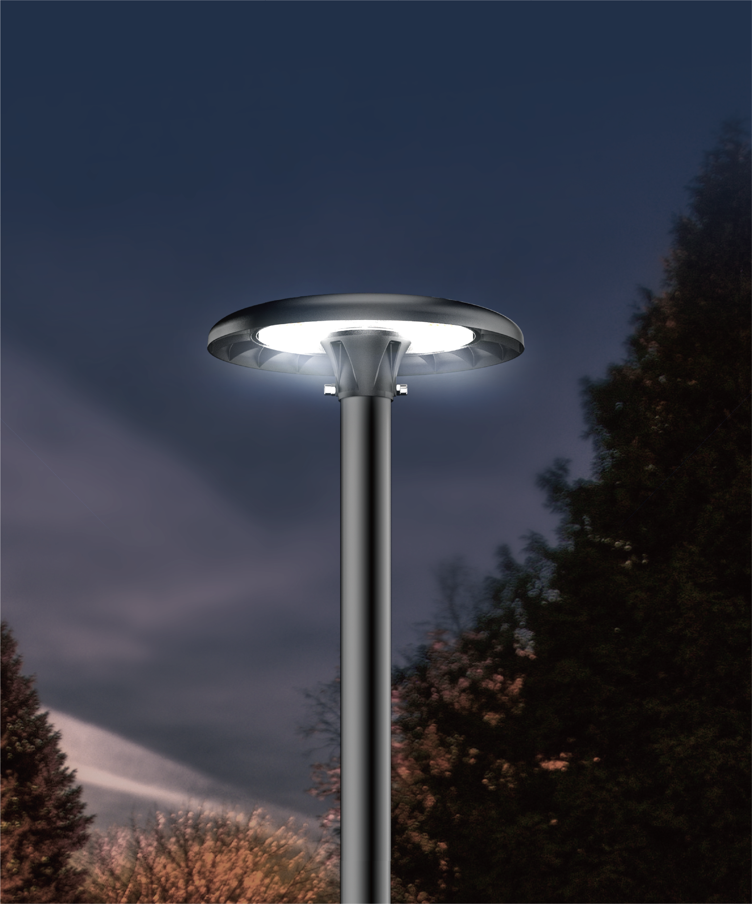 Parkverlichting Armatuur PARKLITE 3CCT(3/4/6,5K) 50W 6000lm IP65 zwart LITE