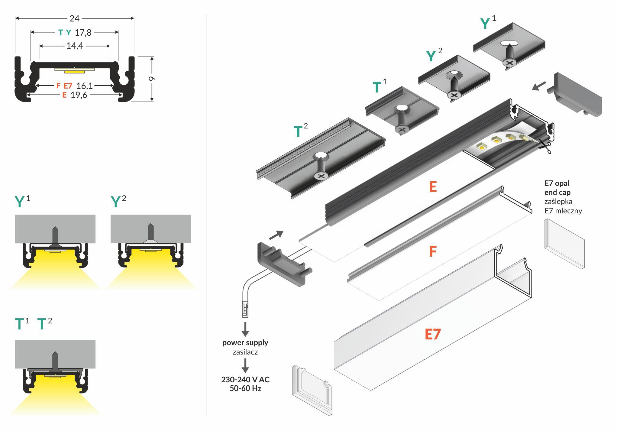 SURFACE profiel14 EF/Y 2000 zwart