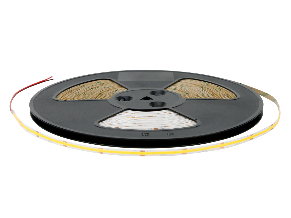 LED strip 320 COB 24V 2700K 5W IP20 8mm 30m 500lm/m PRIME
