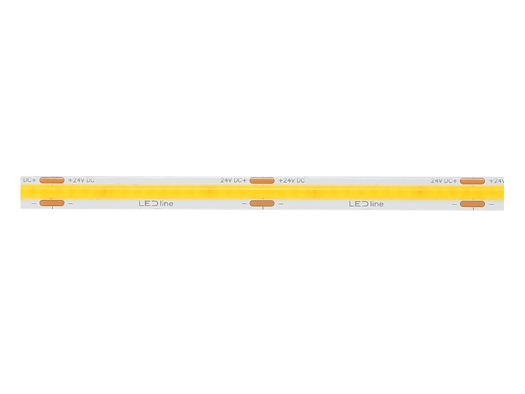 LED strip 320 COB 24V 2700K 5W IP20 8mm 5m 500lm/m PRIME